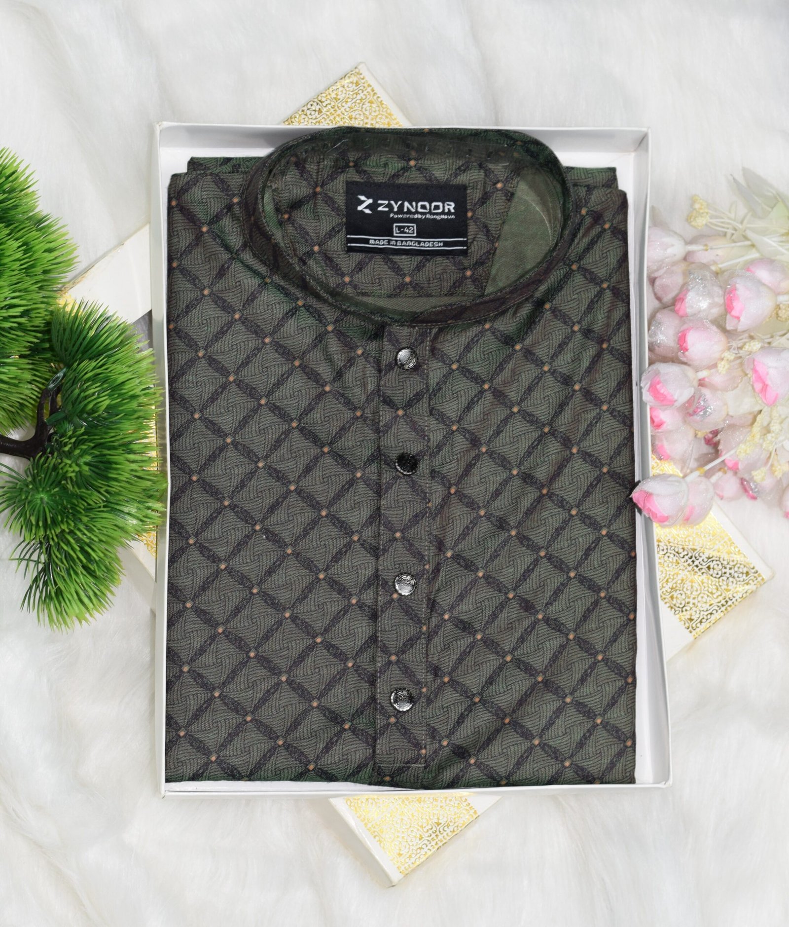 Print Cotton Panjabi, zynoor, premium panjabi