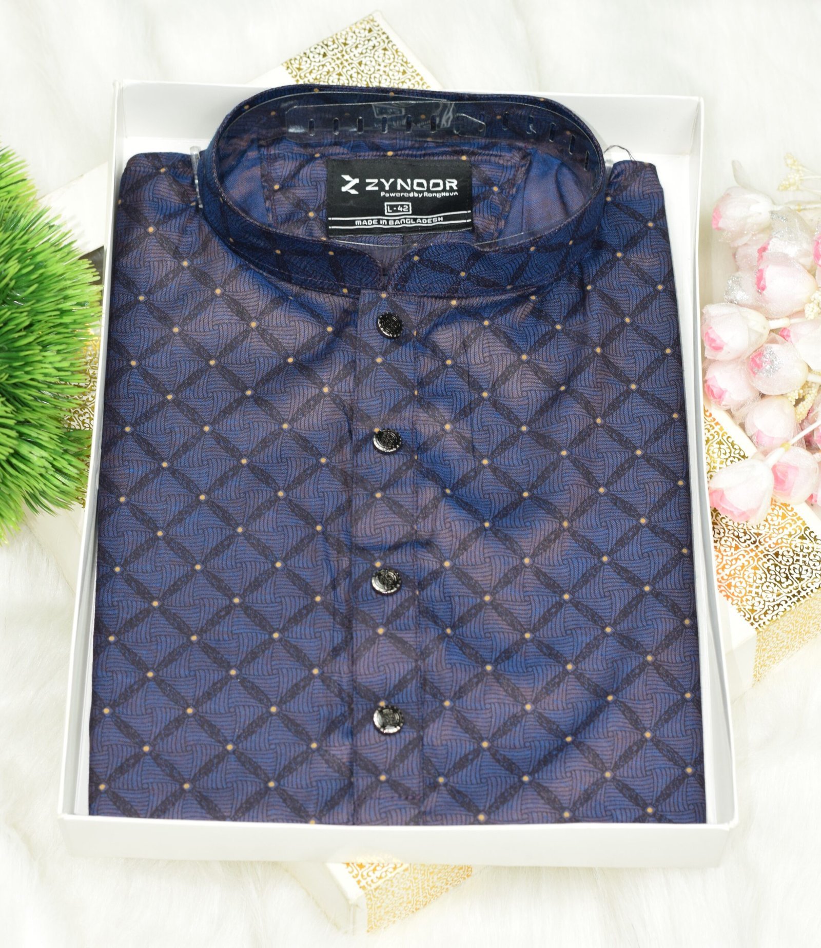 Print Cotton Panjabi, zynoor