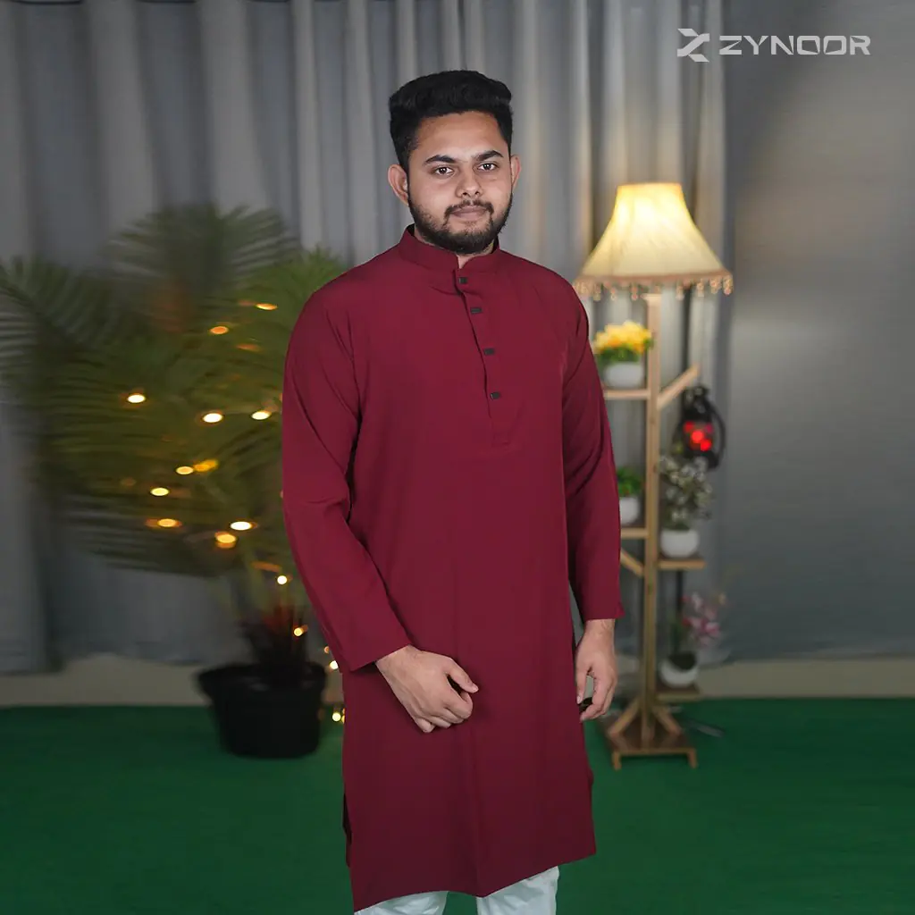 Microstitch Solid Panjabi, premium panjabi, zynoor, zynoor premium panjabi, Microstitch premium Solid Panjabi