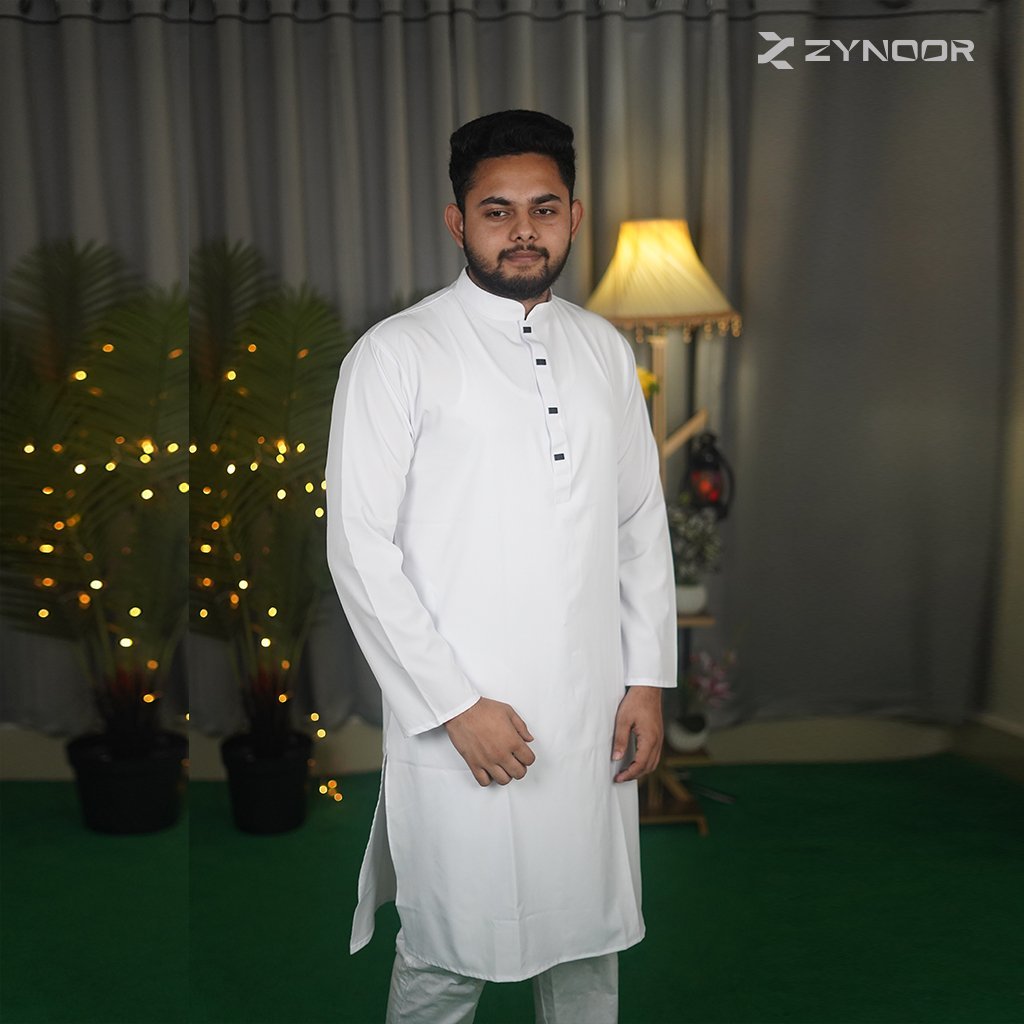 Microstitch Solid Panjabi, premium panjabi, zynoor, zynoor premium panjabi, Microstitch premium Solid Panjabi