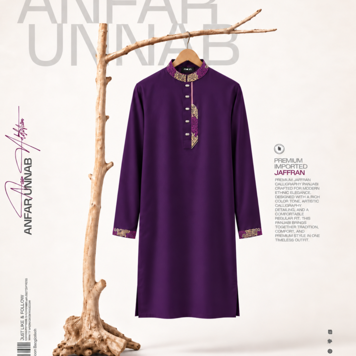 Calligraphy Jaffran Tiraz – Dark Wine